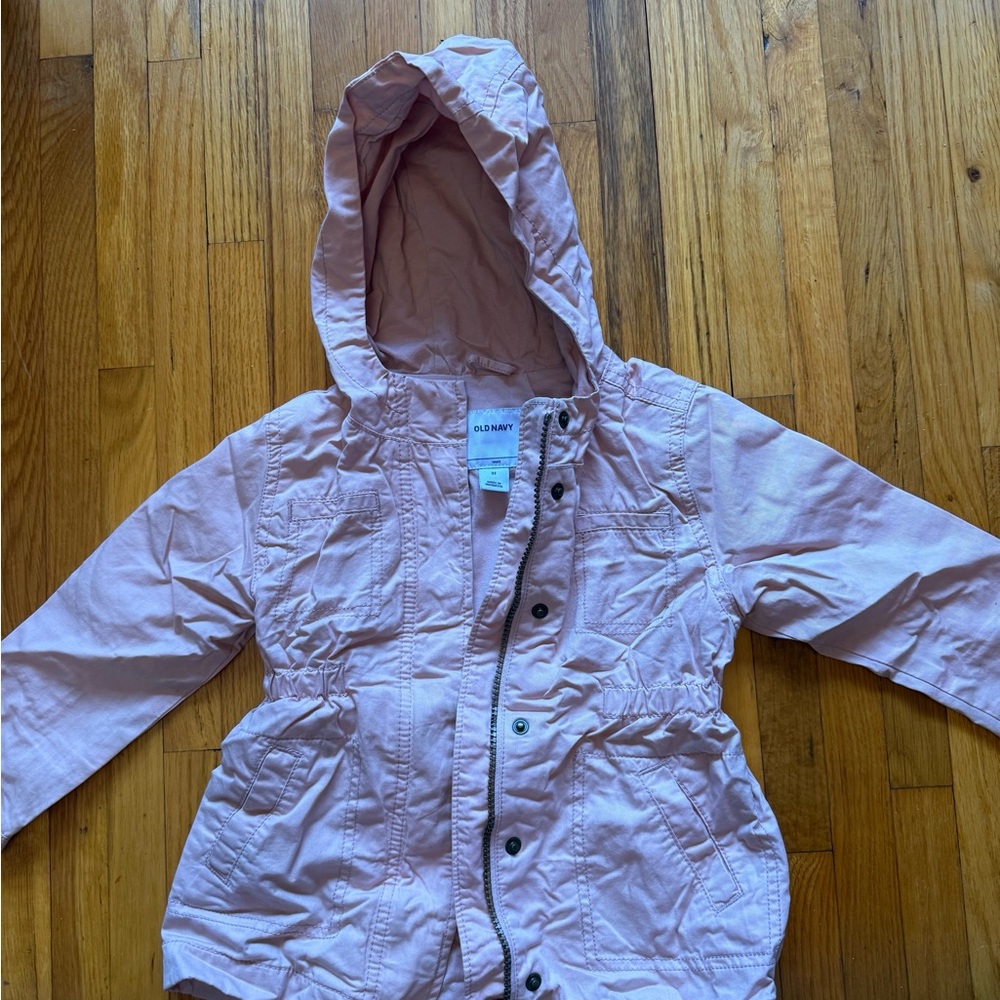 Old Navy Light Pink Kids Raincoat